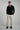 Suéter Quarter-Zip Ponto Piquet Preto