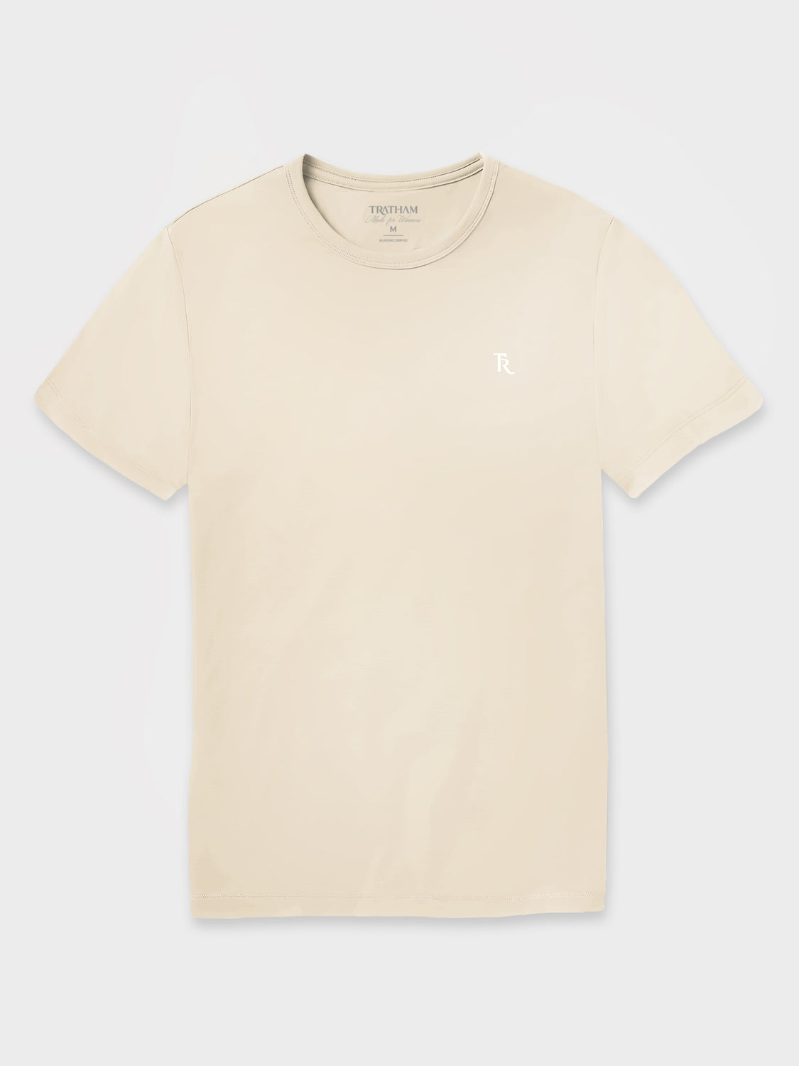 Camiseta Algodão Egípcio Tratham Creme