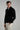 Suéter Quarter-Zip Ponto Piquet Preto