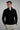 Suéter Quarter-Zip Ponto Piquet Preto