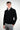 Suéter Quarter-Zip Ponto Pérola Preto